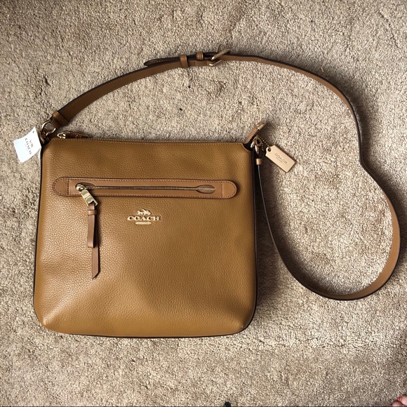 Coach Bags Coach Brown Leather Crossbody Bag Nwt Poshmark